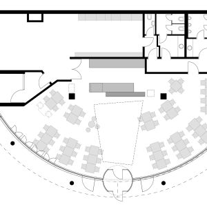 die kantine - Grundriß