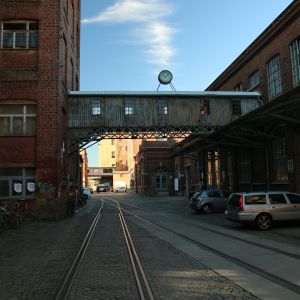 Gleise in Richtung Halle 5 und 6